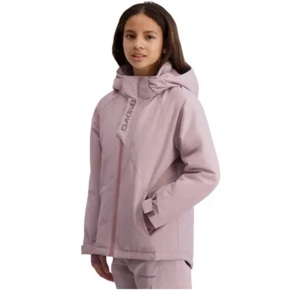 Dakine Kids' Snow Hooded Ski Water Wind Resistant Pink Jacket NWT XS S M L XL - Picture 2 of 7